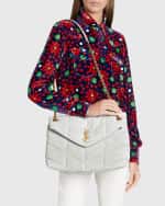 Image 2 of 5: Saint Laurent Lou Puffer Medium YSL Shoulder Bag in Quilted Jersey
