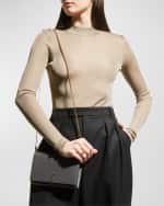 Image 2 of 5: Saint Laurent YSL Monogram Wallet on Chain in Smooth Leather