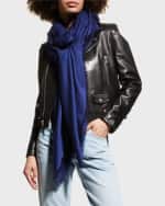 Image 3 of 3: Saint Laurent YSL Micro Monogram Scarf