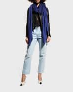 Image 1 of 3: Saint Laurent YSL Micro Monogram Scarf