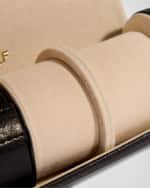 Image 3 of 5: WOLF Palermo Double Watch Roll & Jewelry Pouch