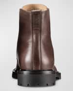 Image 3 of 4: Koio Men's Bergamo Leather Combat Boots