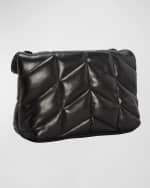 Image 4 of 5: Saint Laurent Loulou Toy YSL Puffer Leather Crossbody Bag