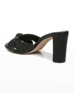 Image 3 of 4: Veronica Beard Ganita Knotted Leather Sandals