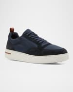 Image 5 of 6: Loro Piana Men's Newport Walk Water-Repellent Sneakers