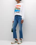 Image 2 of 6: MOTHER The Insider Crop Step Fray Jeans