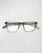 Image 2 of 3: Eyebobs Old Sport Rectangular Acetate Readers