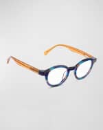 Image 1 of 3: Eyebobs TV Party Round Acetate Reader Glasses