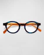 Image 3 of 3: Eyebobs TV Party Round Acetate Reader Glasses