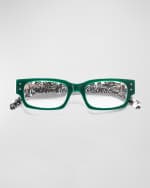 Image 3 of 3: Eyebobs Peckerhead Rectangle Acetate Reader Glasses