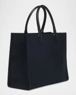 Image 5 of 6: Versace La Medusa Logo Canvas Tote Bag