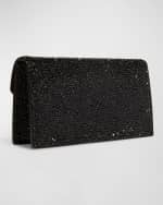 Image 5 of 6: Christian Louboutin Loubi54 Small Wallet on Chain in Strass