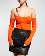 Image 3 of 6: Christian Louboutin Loubi54 Small Wallet on Chain in Strass