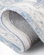 Image 6 of 6: Lauren Ralph Lauren Percy Blue Hand-Woven Rug, 5' x 8'