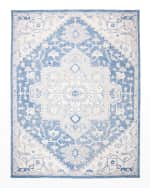 Image 1 of 6: Lauren Ralph Lauren Percy Blue Hand-Woven Rug, 6' x 9'