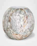 Image 1 of 2: LADORADA 5.5" Mother-of-Pearl Rose Bowl Vase