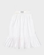 Image 1 of 3: Petite Plume Girl's White Lily Nightgown, Size 6M-14