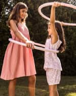 Image 3 of 3: Petite Plume Girl's Dorset Floral-Print Short Set, Size 6M-12