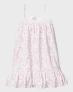 Image 1 of 3: Petite Plume Girl's Dorset Floral-Print Nightgown, Size 6M-14