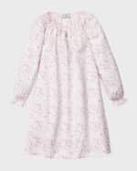 Image 1 of 3: Petite Plume Girl's Delphine Dorset Floral-Print Nightgown, Size 6M-14