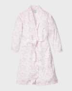 Image 1 of 3: Petite Plume Girl's Dorset-Floral Robe, Size 6M-14