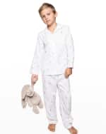 Image 3 of 3: Petite Plume Kid's Easter Gardens Pajama Set, Size 6M-14