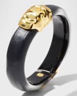 Image 4 of 5: Alexis Bittar Molten Gold Hinge Bracelet