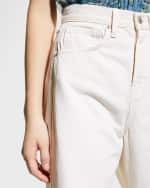 Image 5 of 5: Veronica Beard Taylor High-Rise Wide-Leg Jeans