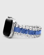 Image 1 of 4: LAGOS Smart Caviar Ultramarine Ceramic Link Watch Band, 38-45mm