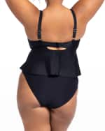 Image 2 of 4: Artesands Chagall Flounce Peplum Bikini Top