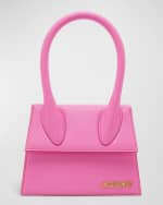 Image 1 of 6: Jacquemus Le Chiquito Moyen Top-Handle Bag