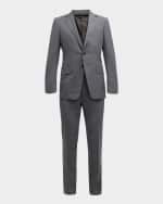 Image 1 of 6: TOM FORD Men's O'Connor Solid Wool Suit