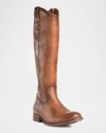 Image 2 of 3: Frye Melissa Button Leather Tall Riding Boots