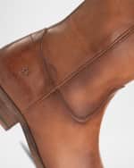 Image 3 of 3: Frye Melissa Button Leather Tall Riding Boots