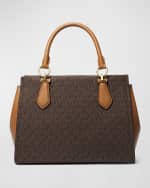 Image 3 of 5: MICHAEL Michael Kors Marilyn Monogram Satchel Tote Bag