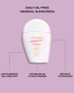 Image 4 of 5: Shiseido Urban Environment Oil-Free Mineral Sunscreen Broad-Spectrum SPF 42, 1 oz.