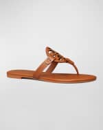 Image 1 of 4: Tory Burch Miller Soft Leather Sandals