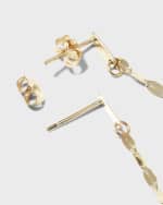 Image 3 of 4: LANA Small Linear Mega Gloss Blake Duster Earrings