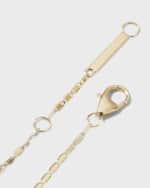 Image 3 of 4: LANA Petite Malibu Gold Tag Necklace