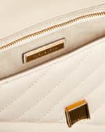 Image 5 of 6: Tory Burch Kira Chevron Small Covertible Shoulder Bag