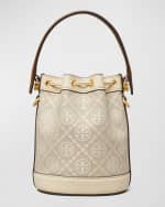 Image 4 of 6: Tory Burch T-Monogram Jacquard Mini Bucket Bag