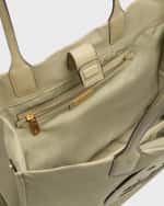 Image 5 of 6: Tory Burch Ella Logo Recycled Nylon Tote Bag