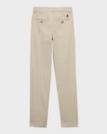 Image 2 of 5: Ralph Lauren Childrenswear Boy's Flat Front Chino Pants, Size 4-14