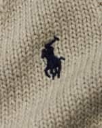 Image 3 of 3: Ralph Lauren Childrenswear Boy's Cotton Cardigan, Size 3M-24M