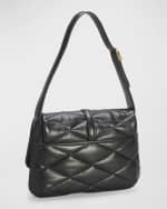 Image 3 of 6: Saint Laurent Le 57 Flap YSL Shoulder Bag in Quilted Leather