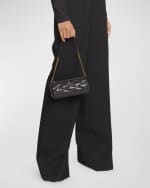 Image 2 of 6: Saint Laurent Sade Mini YSL Tube Shoulder Bag in Quilted Smooth Leather