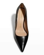Image 5 of 5: Stuart Weitzman Stuart Leather Stiletto Pumps