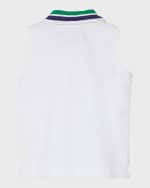 Image 2 of 2: Classic Prep Childrenswear Girl's Terra Tennis Polo, Size 5-14
