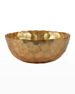 Image 1 of 2: Vietri Gold Honeycomb Medium Bowl