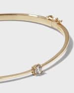 Image 4 of 4: LANA Solo Round Graduating Hinge Bangle